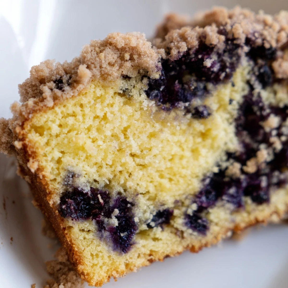 A rustic loaf of Lemon Blueberry Bread cooling on a wire rack with lemon zest garnish.