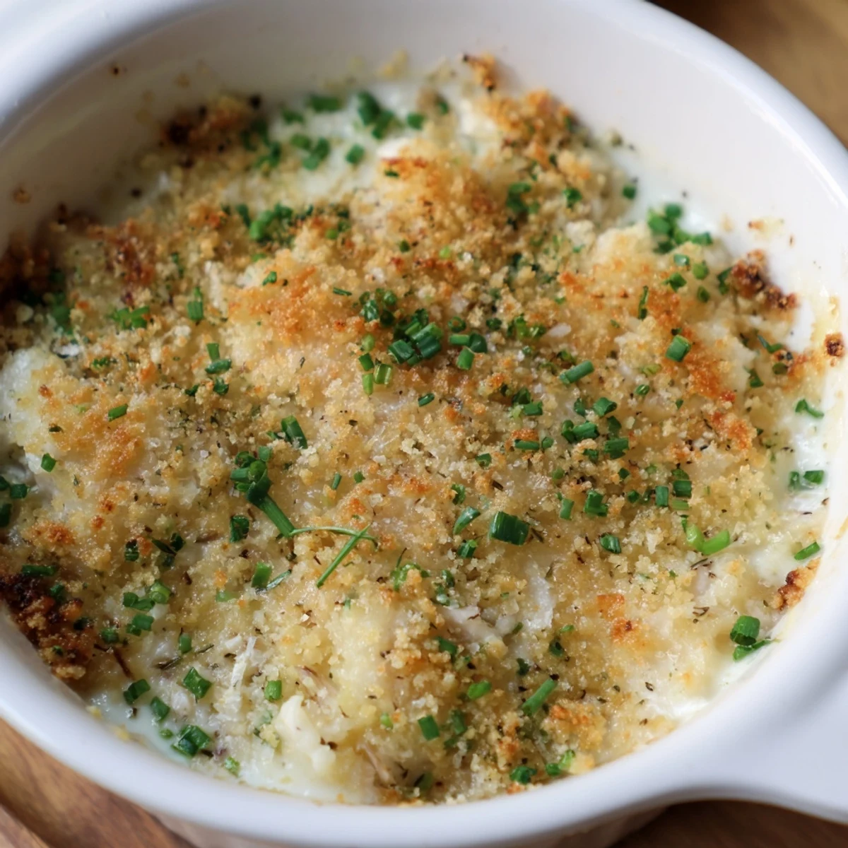 Crab Dip with Crackers and Crostini presents bubbly, cheesy seafood dip paired with crunchy dippers, ideal for an easy, crowd-pleasing party appetizer.  