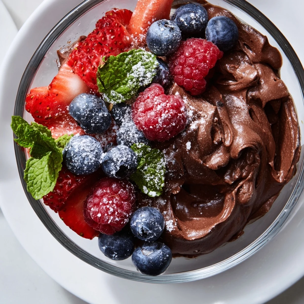 Chocolate Mousse Mixed Berries