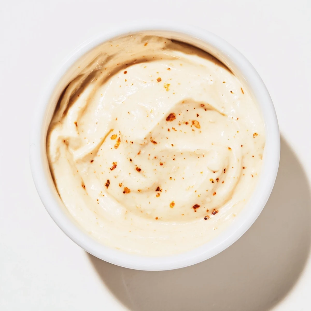 A creamy bowl of Spicy Aioli, garlicky and bright with lemon, ready to dip fries or drizzle over grilled chicken.