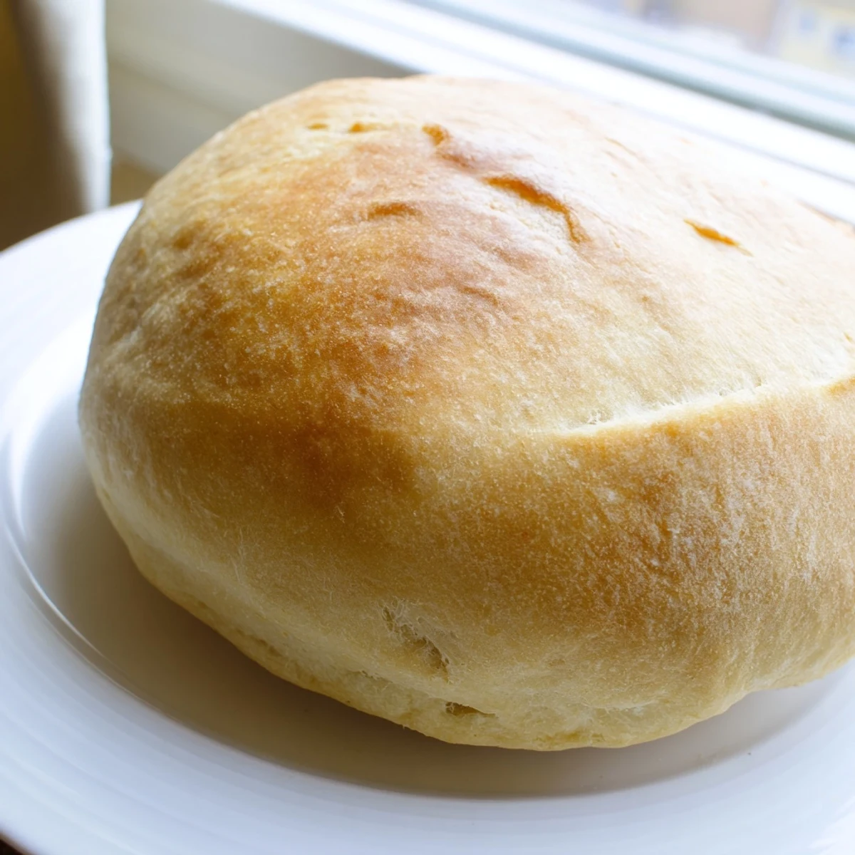 Warm skillet bread resting on a wire rack, golden crust ready for buttering
