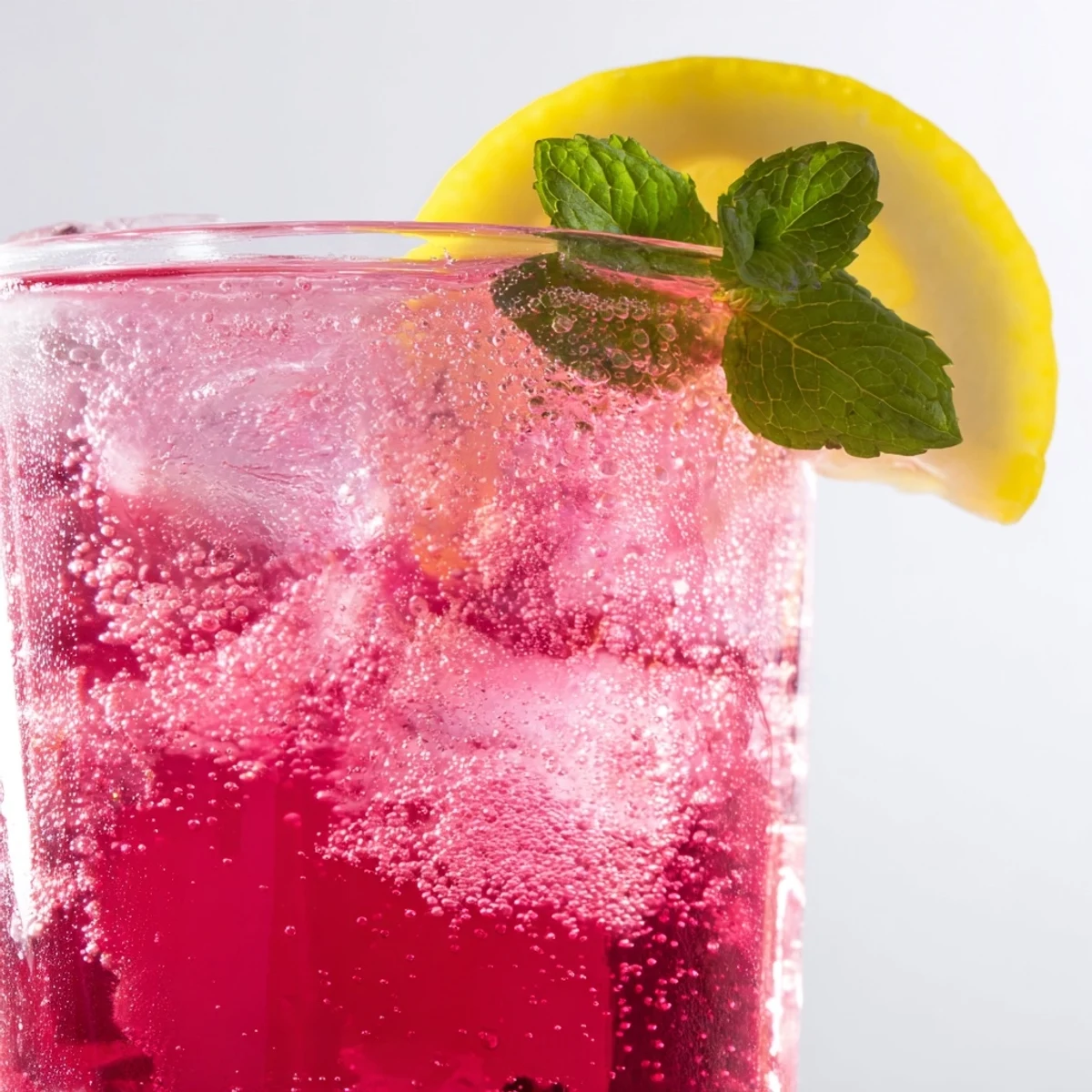 Honey Lemon Pink Soda