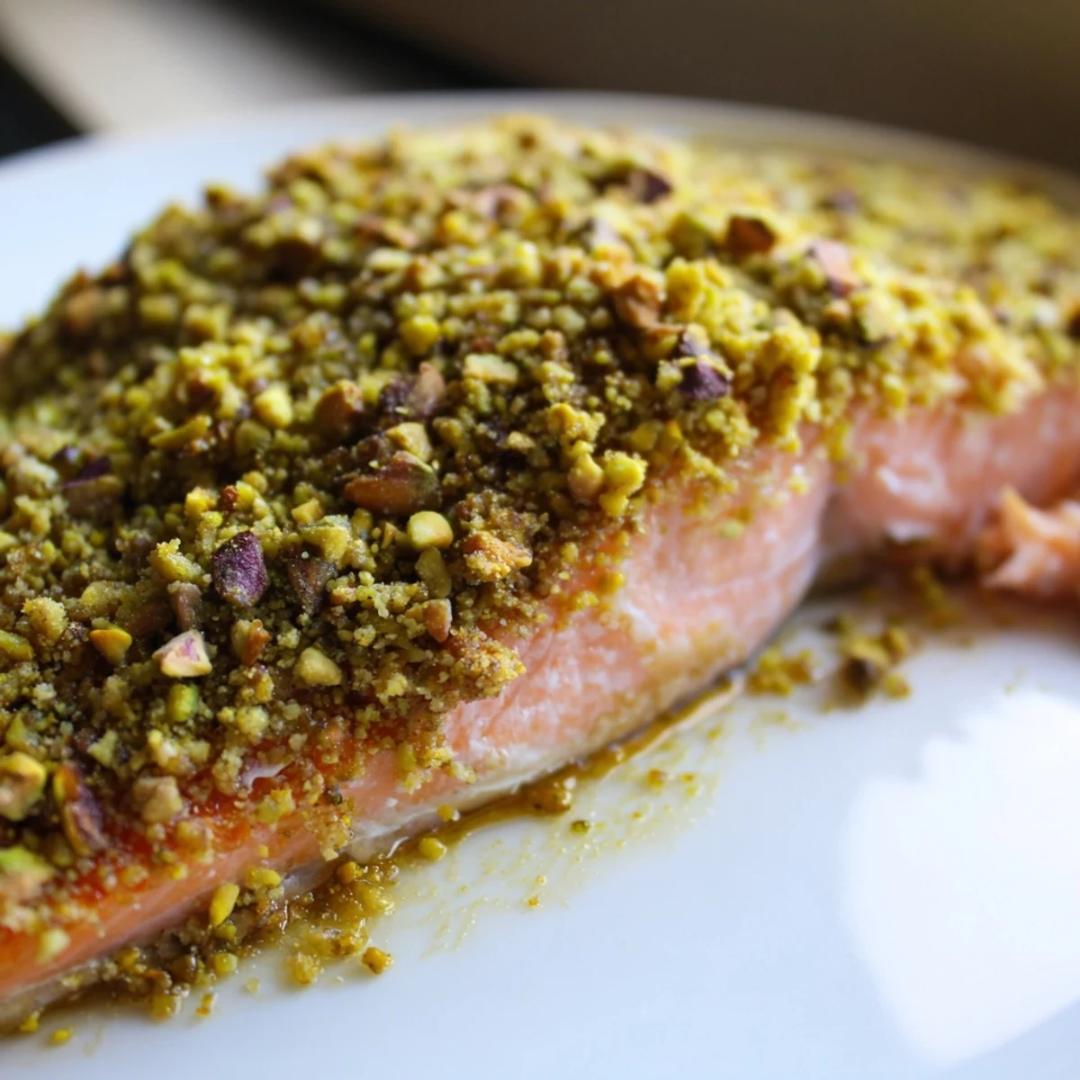 Maple Pistachio Salmon