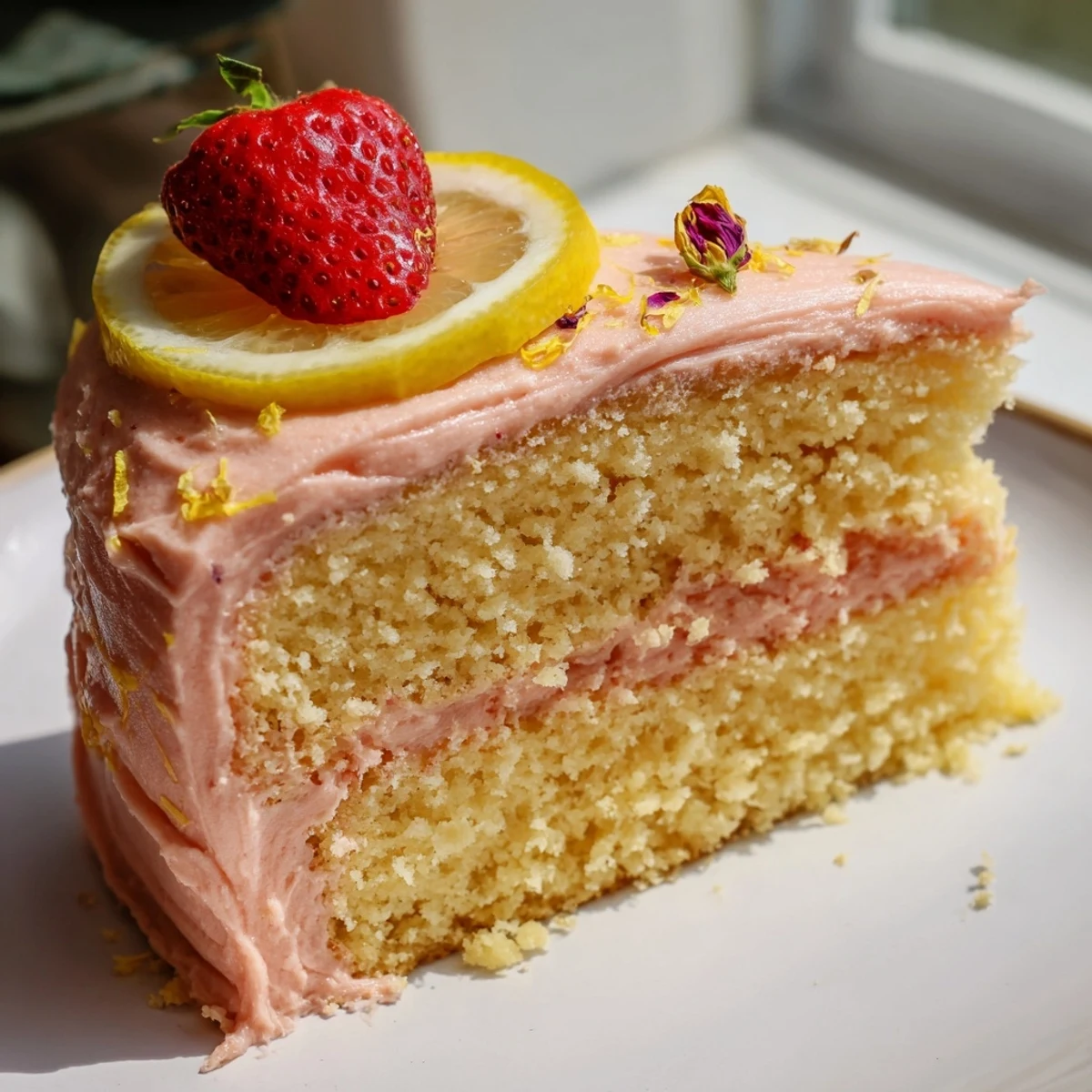 Strawberry Lemonade Cake