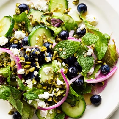 Blueberry Pistachio Spring Salad