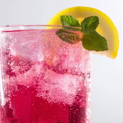 Honey Lemon Pink Soda