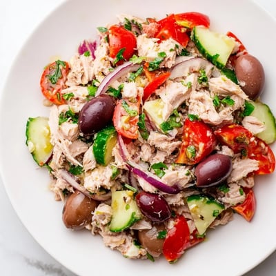 Simple Mediterranean Tuna Salad